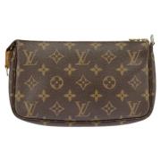 Louis Vuitton Vintage Pre-owned Canvas kuvertvskor Brown, Dam