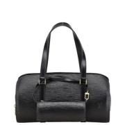 Louis Vuitton Vintage Pre-owned Laeder axelremsvskor Black, Dam