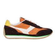 Pantofola d'Oro Röd Läder Sneaker Trainer '74 Multicolor, Herr