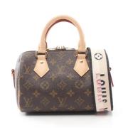 Louis Vuitton Vintage Pre-owned Canvas handvskor Brown, Dam