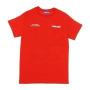 Usual Röd Herr Crew Neck T-shirt Red, Herr