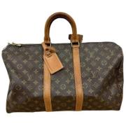 Louis Vuitton Vintage Pre-owned Canvas resvskor Brown, Dam