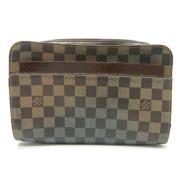 Louis Vuitton Vintage Pre-owned Bomull louis-vuitton-vskor Brown, Dam