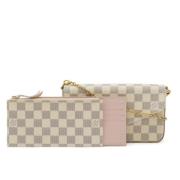 Louis Vuitton Vintage Pre-owned Plast axelremsvskor Beige, Dam