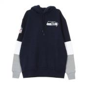 New Era Färgblock hoody seasea Blue, Herr