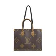 Louis Vuitton Vintage Pre-owned Canvas axelremsvskor Brown, Dam