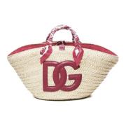 Dolce & Gabbana Stilren Straw Bag för Kvinnor Beige, Dam