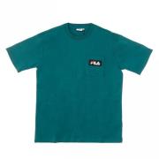 Fila Dropped Shoulder Tee Storm Green, Herr