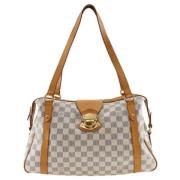 Louis Vuitton Vintage Pre-owned Canvas louis-vuitton-vskor White, Dam