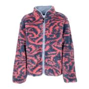 Obey Vändbar Sherpa Jacka Korall Multi Multicolor, Dam