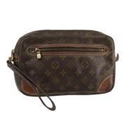 Louis Vuitton Vintage Pre-owned Canvas kuvertvskor Brown, Dam