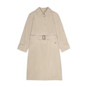 The New Society Zeus Kvinna Trench Beige, Dam