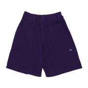 Usual Lila Strukturerad Tyg Herrshorts Purple, Herr