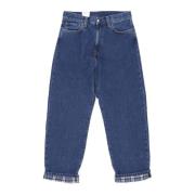 Carhartt Wip Blå Stone Washed Rider Jeans Blue, Herr