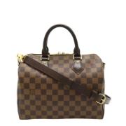 Louis Vuitton Vintage Pre-owned Canvas handvskor Brown, Dam