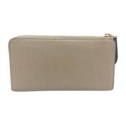 Louis Vuitton Vintage Pre-owned Laeder plnbcker Beige, Dam