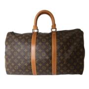 Louis Vuitton Vintage Pre-owned Canvas resvskor Brown, Dam