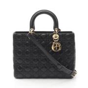 Dior Vintage Pre-owned Laeder dior-vskor Black, Dam