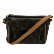 Louis Vuitton Vintage Pre-owned Canvas axelremsvskor Brown, Dam