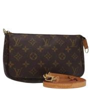 Louis Vuitton Vintage Pre-owned Canvas louis-vuitton-vskor Brown, Dam