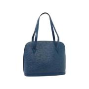 Louis Vuitton Vintage Pre-owned Laeder louis-vuitton-vskor Blue, Dam