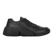 Kenzo Lågtopp lädersneakers Black, Herr