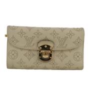 Louis Vuitton Vintage Pre-owned Laeder plnbcker Beige, Dam