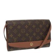 Louis Vuitton Vintage Pre-owned Canvas louis-vuitton-vskor Brown, Dam