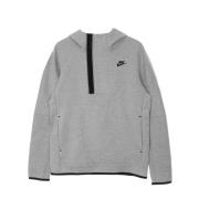 Nike Lätt Huvad Halv Zip Hoodie Gray, Herr