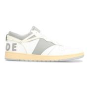 Rhude Vintage Läder Lågtop Sneakers Multicolor, Herr