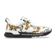 Versace Jeans Couture Sneakers med barocco-print White, Herr