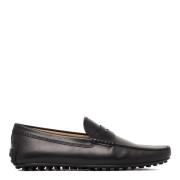 Tod's Svarta Loafers för Staden Black, Herr