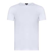 Ermenegildo Zegna Vit Crewneck T-shirt och Polo White, Herr