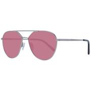 Serengeti Silver Unisex Solglasögon Aviator Stil Gray, Unisex