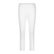 Raffaello Rossi High-Waist Slim-Fit Byxor White, Dam