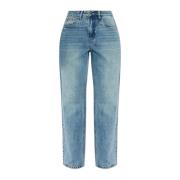 Gestuz Jeans med logotyp Blue, Dam