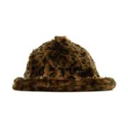 Kangol Casual Faux Fur Leopard Fiskehatt Brown, Herr