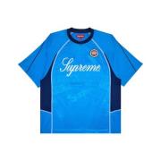 Supreme Blå Fotboll T-shirt Blue, Herr