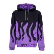 Octopus Halvton Hoodie Svart/Lila Multicolor, Herr