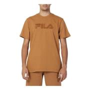 Fila Herr Brun Print T-shirt Brown, Herr