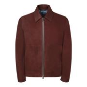 PS By Paul Smith Premium Brun Mockajacka med Sidensfoder Brown, Herr