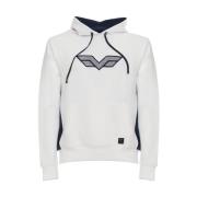 Armata Di Mare Bomullsblandning Hoodie Sweatshirt White, Herr