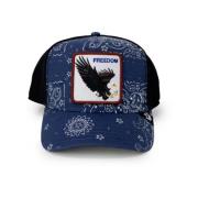 Goorin Bros Blå Örn Trucker CapBandana Blue, Herr