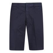 Fay Smala Chino Shorts Blue, Herr