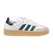 Adidas VitGrön Läder Snörskor White, Herr