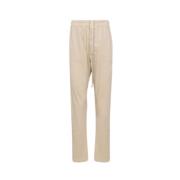 Rick Owens Berlin Cotton Pants Beige, Herr