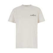 Golden Goose Logo T-shirt White, Dam