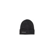 Pieces Svart Glitter Beanie Amour Style Mössa Black, Dam