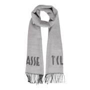 Alviero Martini 1a Classe Beige Logo Vinterscarf Gray, Dam