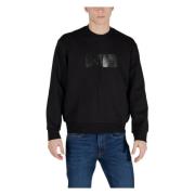 Armani Exchange Casual Rundhals-Sweatshirt Black, Herr